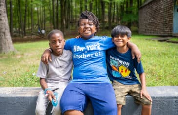 Campers at Camp Hidden Valley enjoy spending time in the outdoors